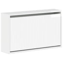 vidaXL Fali Cipőtartó ARNHEM 71 x 17 x 43 cm Szerelt Fa