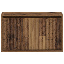 vidaXL Fali Cipőtartó ARNHEM 71 x 17 x 43 cm Szerelt Fa Antik Fa