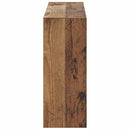 vidaXL Fali Cipőtartó ARNHEM 71 x 17 x 43 cm Szerelt Fa Antik Fa