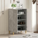 vidaXL Cipőszekrény ARNHEM 59,5 x 39,5 x 90 cm Szerelt Fa Betonszürke