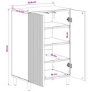 vidaXL Cipőszekrény ARNHEM 59,5 x 39,5 x 90 cm Szerelt Fa Antik Fa