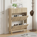 vidaXL Cipőszekrény ARNHEM 78 x 24 x 103 cm Szerelt Fa Sonoma Tölgy
