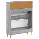vidaXL Cipőszekrény ARNHEM 78 x 24 x 103 cm Szerelt Fa Szürke Sonoma