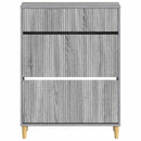 vidaXL Cipőszekrény ARNHEM 78 x 24 x 103 cm Szerelt Fa Szürke Sonoma