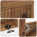 vidaXL Cipőszekrény ARNHEM 78 x 24 x 103 cm Szerelt Fa Antik Fa