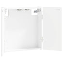 vidaXL Darts szekrény ARNHEM Fehér 52,5 x 10,5 x 53,5 cm Szerelt Fa