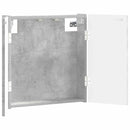 vidaXL Darts szekrény ARNHEM Betonszürke 52,5 x 10,5 x 53,5 cm