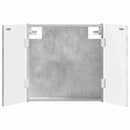 vidaXL Darts szekrény ARNHEM Betonszürke 52,5 x 10,5 x 53,5 cm