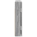 vidaXL Darts szekrény ARNHEM Szürke Sonoma 52,5 x 10,5 x 53,5 cm