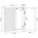 vidaXL Darts szekrény ARNHEM Kézműves Tölgy 52,5 x 10,5 x 53,5 cm