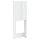 vidaXL WC Szekrény ARNHEM Fehér 66 x 25,5 x 190 cm Szerelt Fa