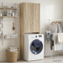 vidaXL WC Szekrény ARNHEM Sonoma Tölgy 66 x 25,5 x 190 cm Szerelt Fa