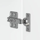 vidaXL WC Szekrény ARNHEM Magasfényű Fehér 66 x 25,5 x 190 cm