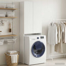vidaXL WC Szekrény ARNHEM Magasfényű Fehér 66 x 25,5 x 190 cm