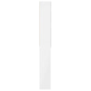 vidaXL WC Szekrény ARNHEM Magasfényű Fehér 66 x 25,5 x 190 cm