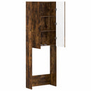 vidaXL WC Szekrény ARNHEM Füstös Tölgy 66 x 25,5 x 190 cm Szerelt Fa