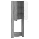 vidaXL WC Szekrény ARNHEM Szürke Sonoma 66 x 25,5 x 190 cm Szerelt Fa