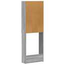 vidaXL WC Szekrény ARNHEM Szürke Sonoma 66 x 25,5 x 190 cm Szerelt Fa