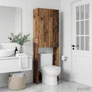 vidaXL WC Szekrény ARNHEM Antik Fa 66 x 25,5 x 190 cm Szerelt Fa