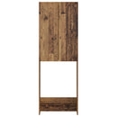 vidaXL WC Szekrény ARNHEM Antik Fa 66 x 25,5 x 190 cm Szerelt Fa