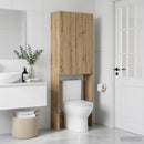 vidaXL WC Szekrény ARNHEM Kézműves Tölgy 66 x 25,5 x 190 cm Szerelt Fa