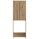 vidaXL WC Szekrény ARNHEM Kézműves Tölgy 66 x 25,5 x 190 cm Szerelt Fa