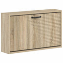 vidaXL Fali Cipőtartó HAARLEM 71 x 17 x 43 cm Szerelt Fa Sonoma Tölgy