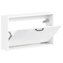 vidaXL Fali Cipőtartó HAARLEM 71 x 17 x 43 cm Szerelt Fa