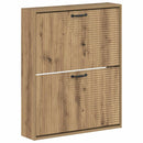 vidaXL Fali Cipőtartó HAARLEM 71 x 17 x 86 cm Szerelt Fa