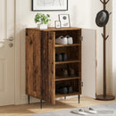 vidaXL Cipőszekrény HAARLEM 59,5 x 39,5 x 89,5 cm Szerelt Fa Antik Fa