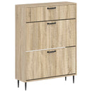 vidaXL Cipőszekrény HAARLEM 78 x 24 x 103 cm Szerelt Fa Sonoma Tölgy