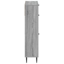 vidaXL Cipőszekrény HAARLEM 78 x 24 x 103 cm Szerelt Fa Szürke Sonoma