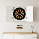 vidaXL Darts szekrény HAARLEM Fehér 52,5 x 10,5 x 53,5 cm Szerelt Fa