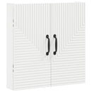 vidaXL Darts szekrény HAARLEM Fehér 52,5 x 10,5 x 53,5 cm Szerelt Fa