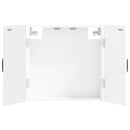 vidaXL Darts szekrény HAARLEM Fehér 52,5 x 10,5 x 53,5 cm Szerelt Fa