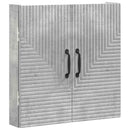 vidaXL Darts szekrény HAARLEM Betonszürke 52,5 x 10,5 x 53,5 cm