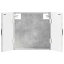vidaXL Darts szekrény HAARLEM Betonszürke 52,5 x 10,5 x 53,5 cm