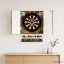 vidaXL Darts szekrény HOORN Füstös Tölgy 52,5 x 10,5 x 53,5 cm