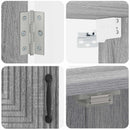 vidaXL Darts szekrény HAARLEM Szürke Sonoma 52,5 x 10,5 x 53,5 cm