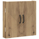 vidaXL Darts szekrény HAARLEM Kézműves Tölgy 52,5 x 10,5 x 53,5 cm