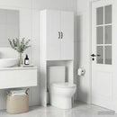 vidaXL WC Szekrény HAARLEM Fehér 66 x 25,5 x 190 cm Szerelt Fa