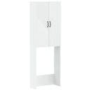 vidaXL WC Szekrény HAARLEM Fehér 66 x 25,5 x 190 cm Szerelt Fa