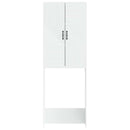vidaXL WC Szekrény HAARLEM Fehér 66 x 25,5 x 190 cm Szerelt Fa