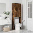 vidaXL WC Szekrény HAARLEM Füstös Tölgy 66 x 25,5 x 190 cm Szerelt Fa