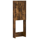 vidaXL WC Szekrény HAARLEM Füstös Tölgy 66 x 25,5 x 190 cm Szerelt Fa