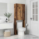 vidaXL WC Szekrény HAARLEM Antik Fa 66 x 25,5 x 190 cm Szerelt Fa