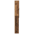 vidaXL WC Szekrény HAARLEM Antik Fa 66 x 25,5 x 190 cm Szerelt Fa