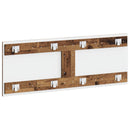 vidaXL Falra szerelhető fejtámla HAARLEM Antik Fa Szerelt Fa