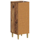 vidaXL Fürdőszoba Tároló Szekrény DELFT Antik Fa 30 x 31 x 80 cm