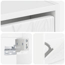vidaXL Fali Cipőtartó DELFT 71 x 17 x 43 cm Szerelt Fa